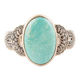 Agave Turquoise and Bronze Statement Cuff Bracelet - Barse Jewelry - Flyclothing LLC