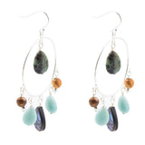 Ajo Abalone Sterling Silver Circle Earrings - Barse Jewelry - Flyclothing LLC