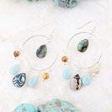 Ajo Abalone Sterling Silver Circle Earrings - Barse Jewelry - Flyclothing LLC