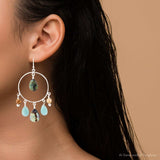 Ajo Abalone Sterling Silver Circle Earrings - Barse Jewelry - Flyclothing LLC