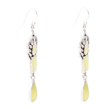 Albie Yellow Jade and Sterling Silver Drop Earrings - Barse Jewelry - Flyclothing LLC