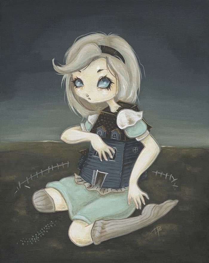 Black Market Art Company Alice and the White Rabbits House Print - Black Market Art Company - Flyclothing LLC