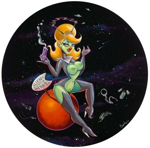 Black Market Art Company Alien Encounter Print - Black Market Art Company - Flyclothing LLC