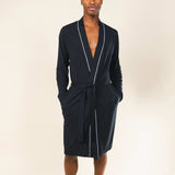The Threat Level Midnight | Black Long Modal Robe - Shinesty - Flyclothing LLC
