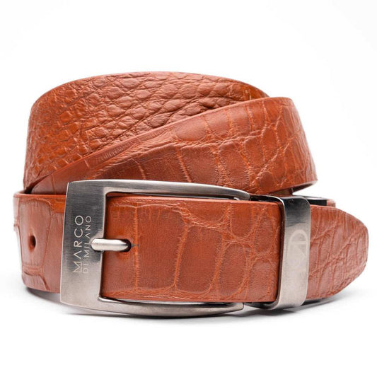 Emilio Belt Cognac - Marco Di Milano - Flyclothing LLC