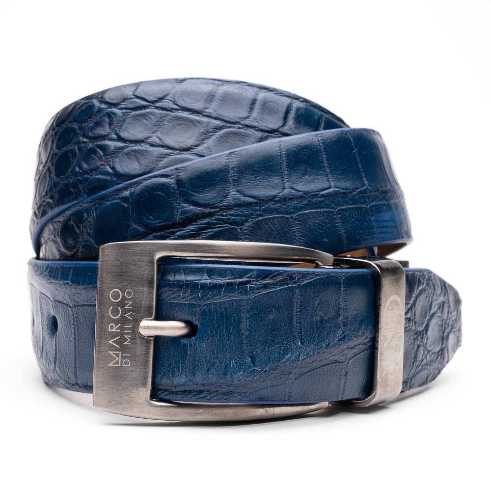 Emilio Belt Navy - Marco Di Milano - Flyclothing LLC