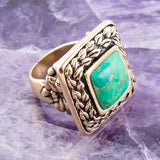Aloha Lime Turquoise Ring - Barse Jewelry - Flyclothing LLC