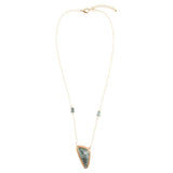 Alpine Green Seraphinite and Golden Necklace - Barse Jewelry - Flyclothing LLC