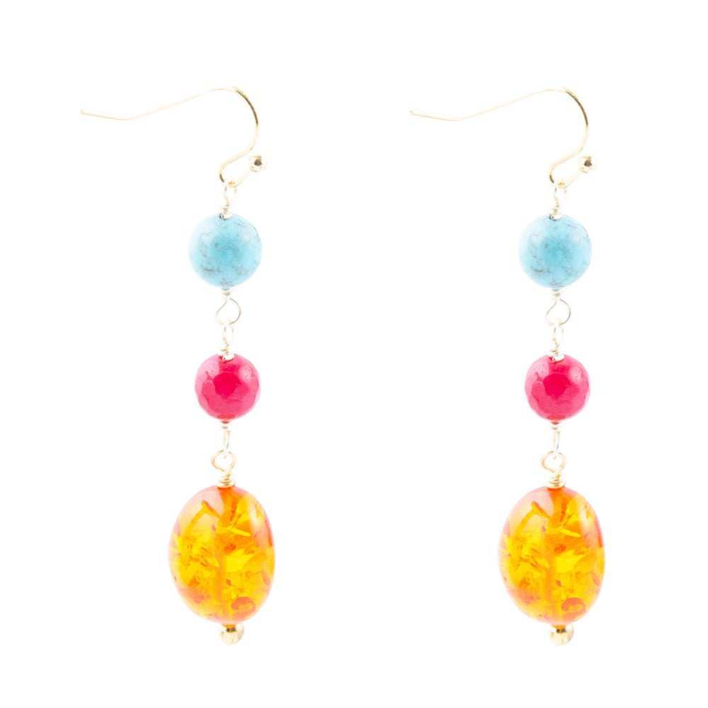 Ambrosia Linear Drop Earrings - Barse Jewelry - Flyclothing LLC