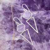 Amethyst Triangle Earrings - Barse Jewelry - Flyclothing LLC