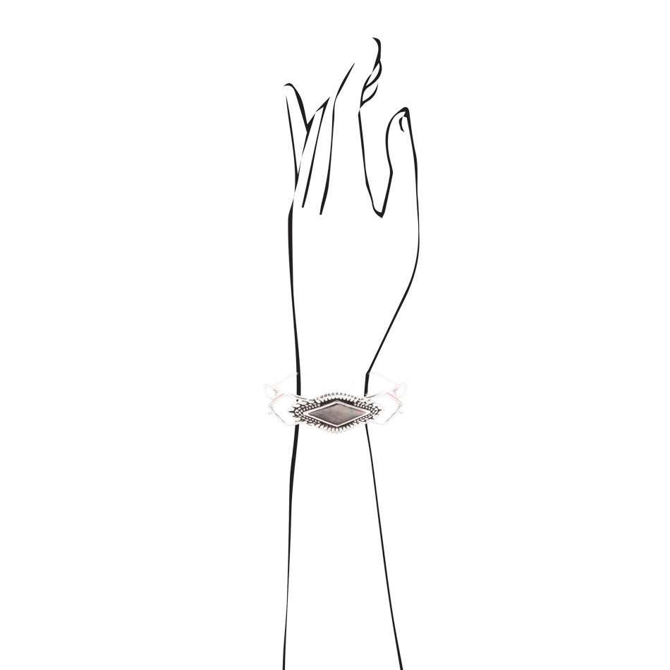 Anemone Black Pearl Cuff Bracelet - Barse Jewelry - Flyclothing LLC