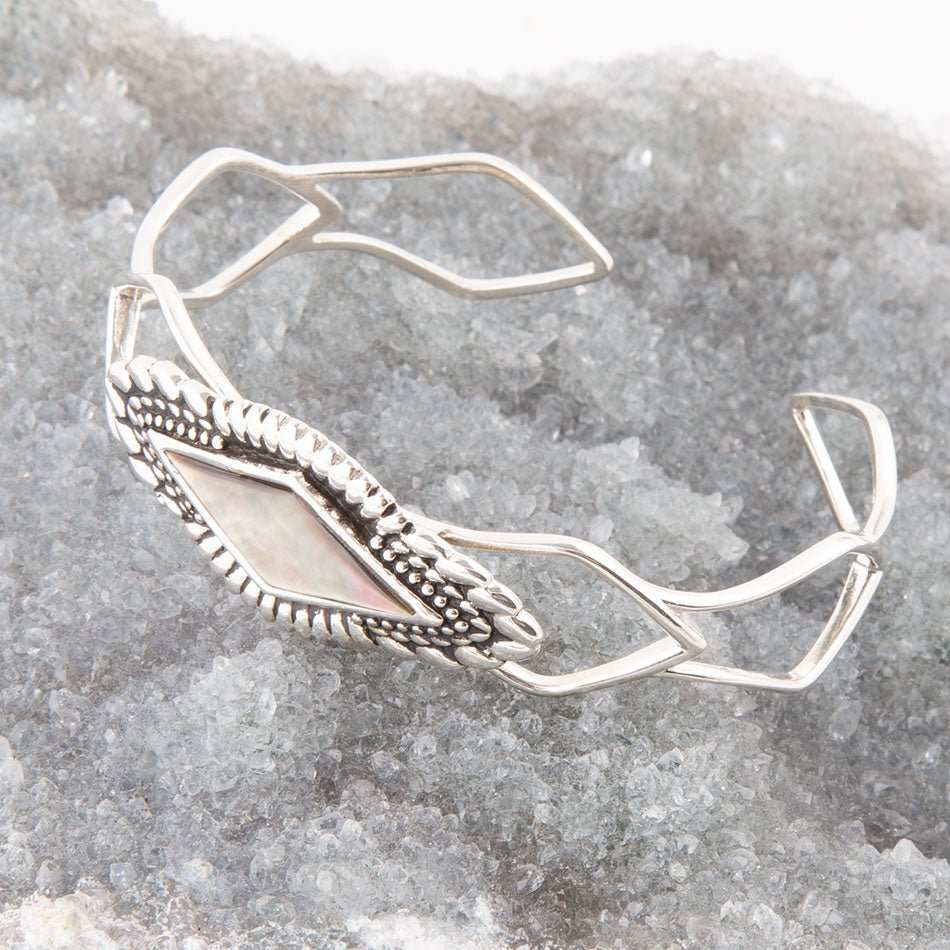 Anemone Black Pearl Cuff Bracelet - Barse Jewelry - Flyclothing LLC