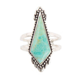 Anemone Blue Turquoise and Sterling Silver Statement Ring - Barse Jewelry - Flyclothing LLC