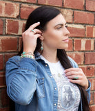 Anemone Blue Turquoise and Sterling Silver Statement Ring - Barse Jewelry - Flyclothing LLC