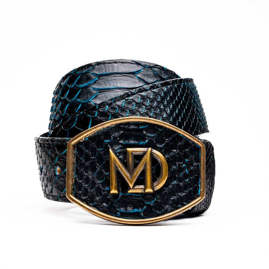 Arkansas Belt Black / Blue - Marco Di Milano - Flyclothing LLC
