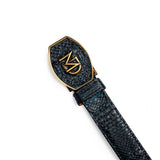 Arkansas Belt Black / Blue - Marco Di Milano - Flyclothing LLC