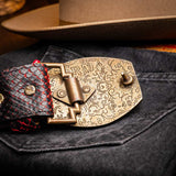 Arkansas Belt BlackCherry - Marco Di Milano - Flyclothing LLC