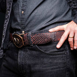Arkansas Belt BlackCherry - Marco Di Milano - Flyclothing LLC