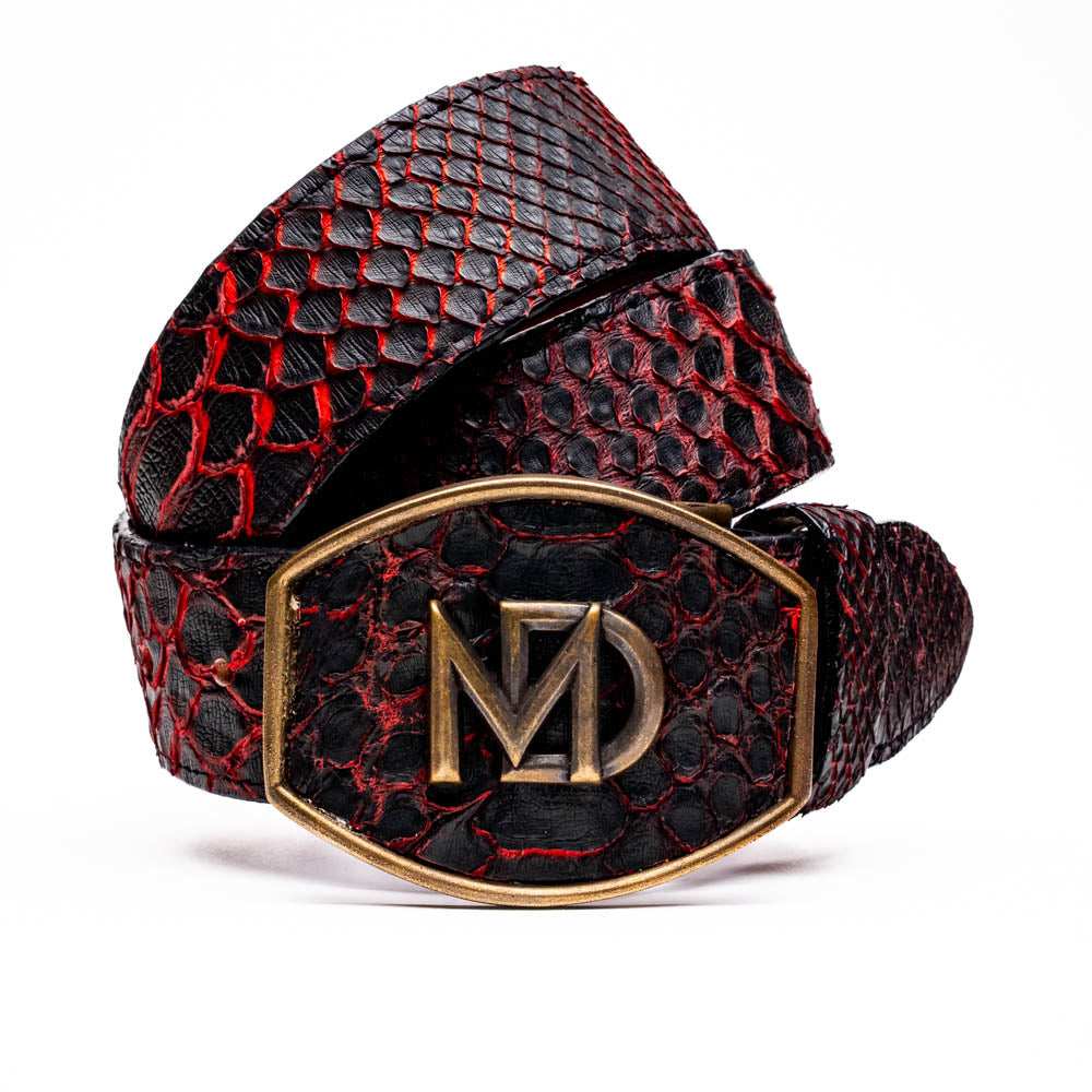 Arkansas Belt BlackCherry - Marco Di Milano - Flyclothing LLC