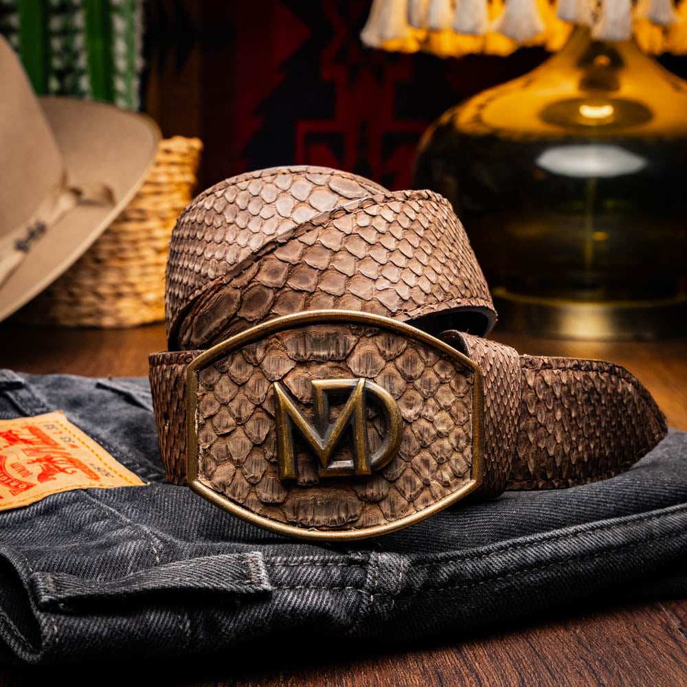 Arkansas Belt Brown - Marco Di Milano - Flyclothing LLC