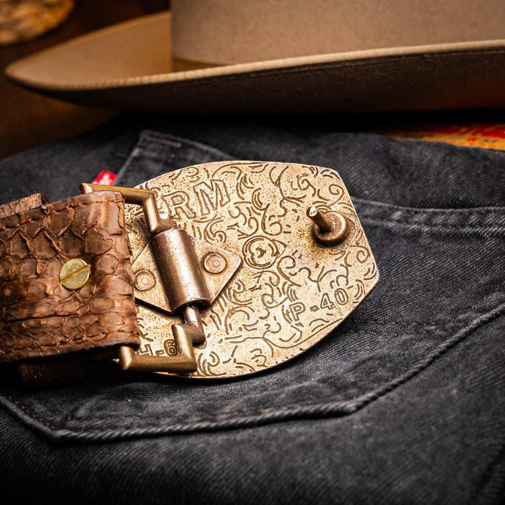 Arkansas Belt Brown - Marco Di Milano - Flyclothing LLC