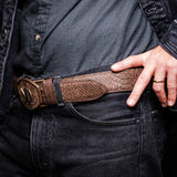 Arkansas Belt Brown - Marco Di Milano - Flyclothing LLC