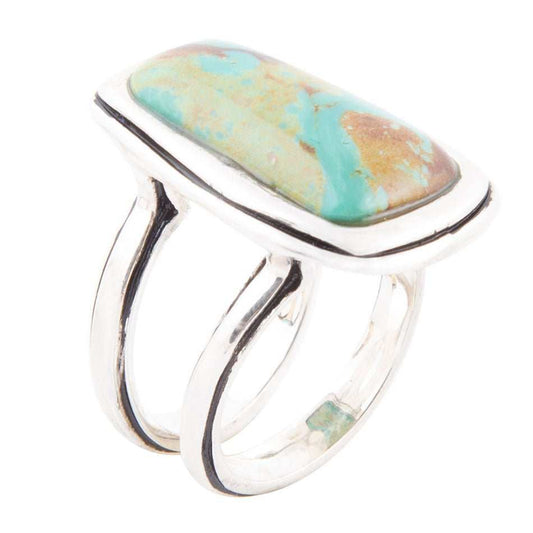 Art Blue Turquoise and Sterling Silver Statement Ring - Barse Jewelry - Flyclothing LLC
