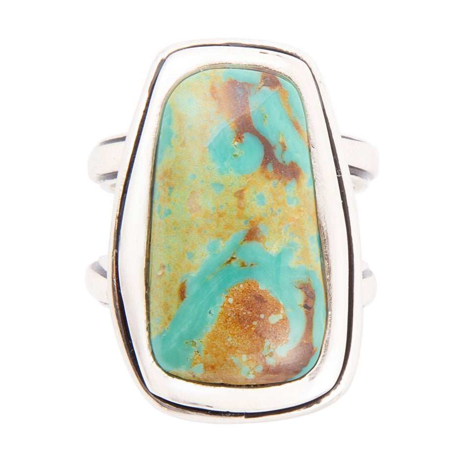 Art Blue Turquoise and Sterling Silver Statement Ring - Barse Jewelry - Flyclothing LLC