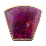 Athena Purple Turquoise Statement Golden Ring - Barse Jewelry - Flyclothing LLC