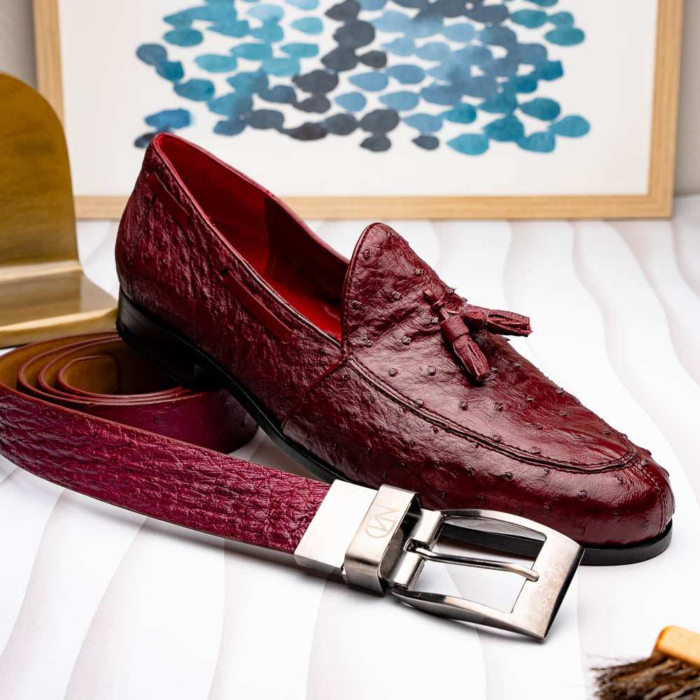 Domenico Belt Wine - Marco Di Milano - Flyclothing LLC