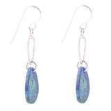 Azurite and Sterling Silver Drop Earrings - Barse Jewelry - Flyclothing LLC