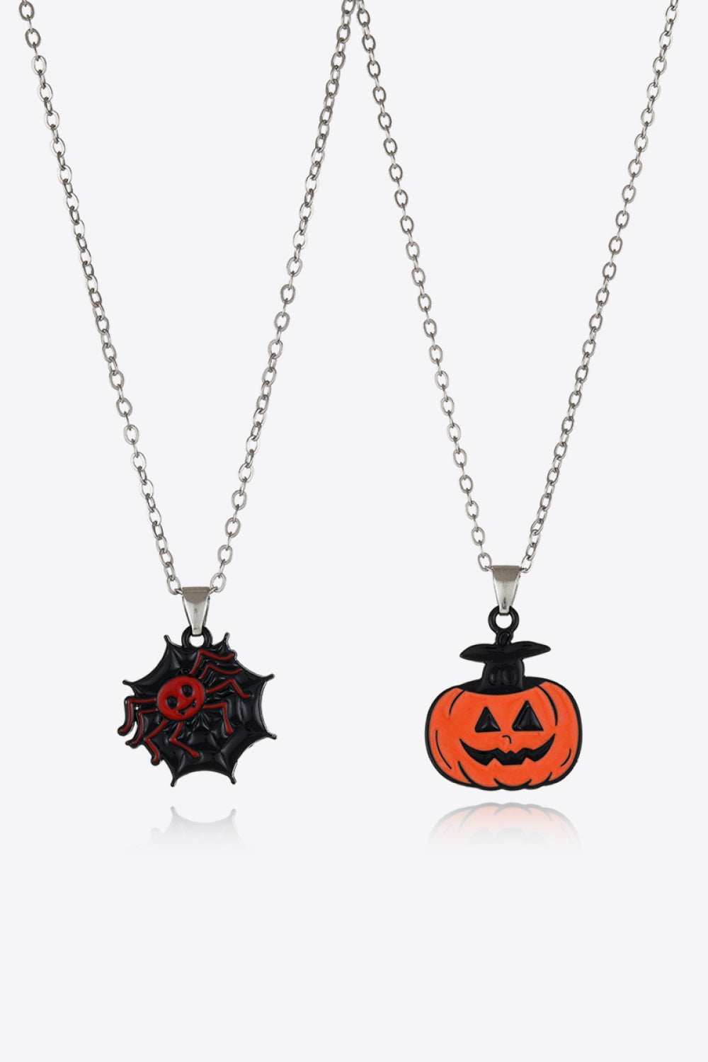 Two-Piece Halloween Theme Necklace Set - Trendsi - Flyclothing LLC