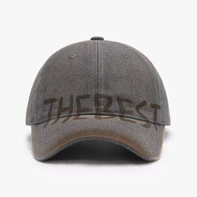 Letter Adjustable Baseball Cap - Trendsi - Flyclothing LLC