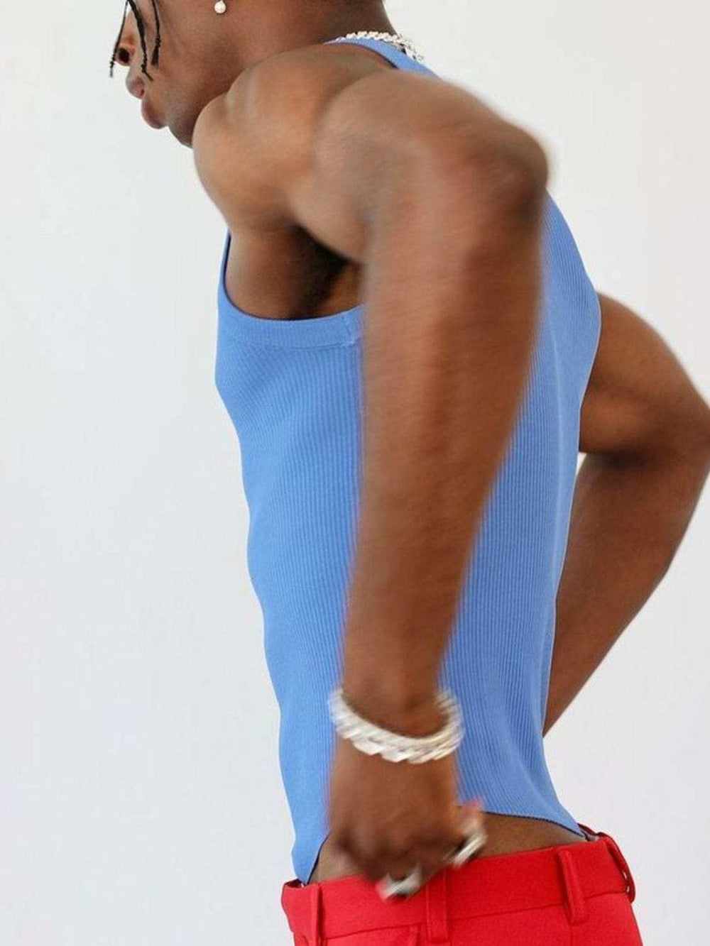Men's Full Size Round Neck Tank Plus Size - Trendsi - Flyclothing LLC