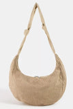Fame Textured Mesh Knot Shoulder Bag - Trendsi - Flyclothing LLC