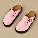 Round Toe Platform Loafers - Trendsi - Flyclothing LLC