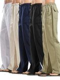 Men's Full Size Drawstring Pants with Pockets Plus Size - Trendsi - Flyclothing LLC
