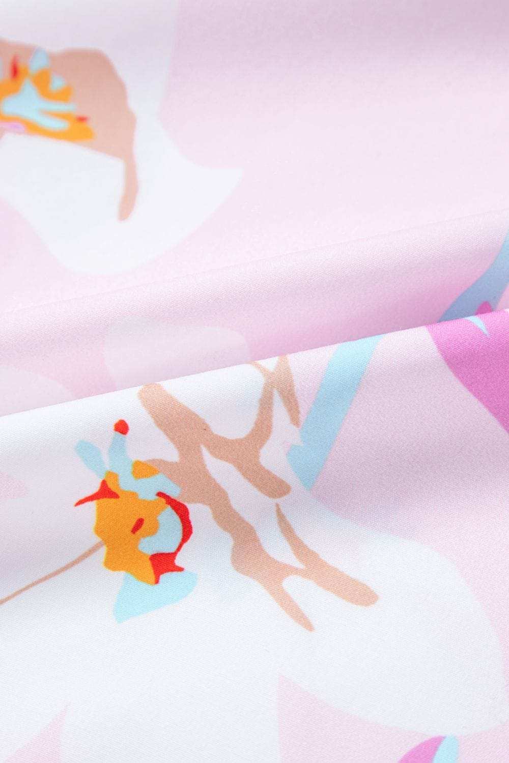 Floral Print Knotted Shoulder Smocked Maxi Dress - Trendsi - Flyclothing LLC