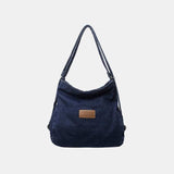 Adjustable Strap Denim Shoulder Bag - Trendsi - Flyclothing LLC