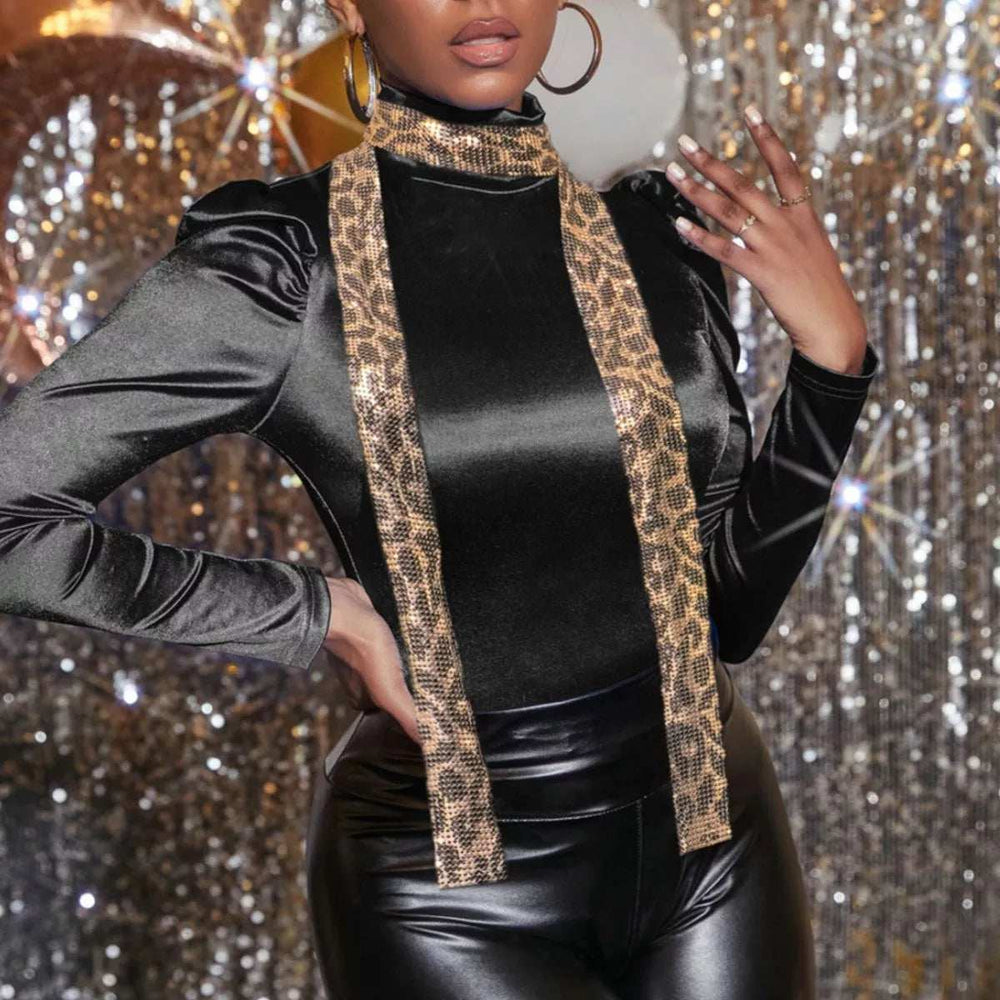 Sequin Glamour Scarf - Trendsi - Flyclothing LLC