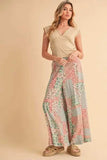 Aemi+Co Printed Wide Leg Pants - Trendsi - Flyclothing LLC