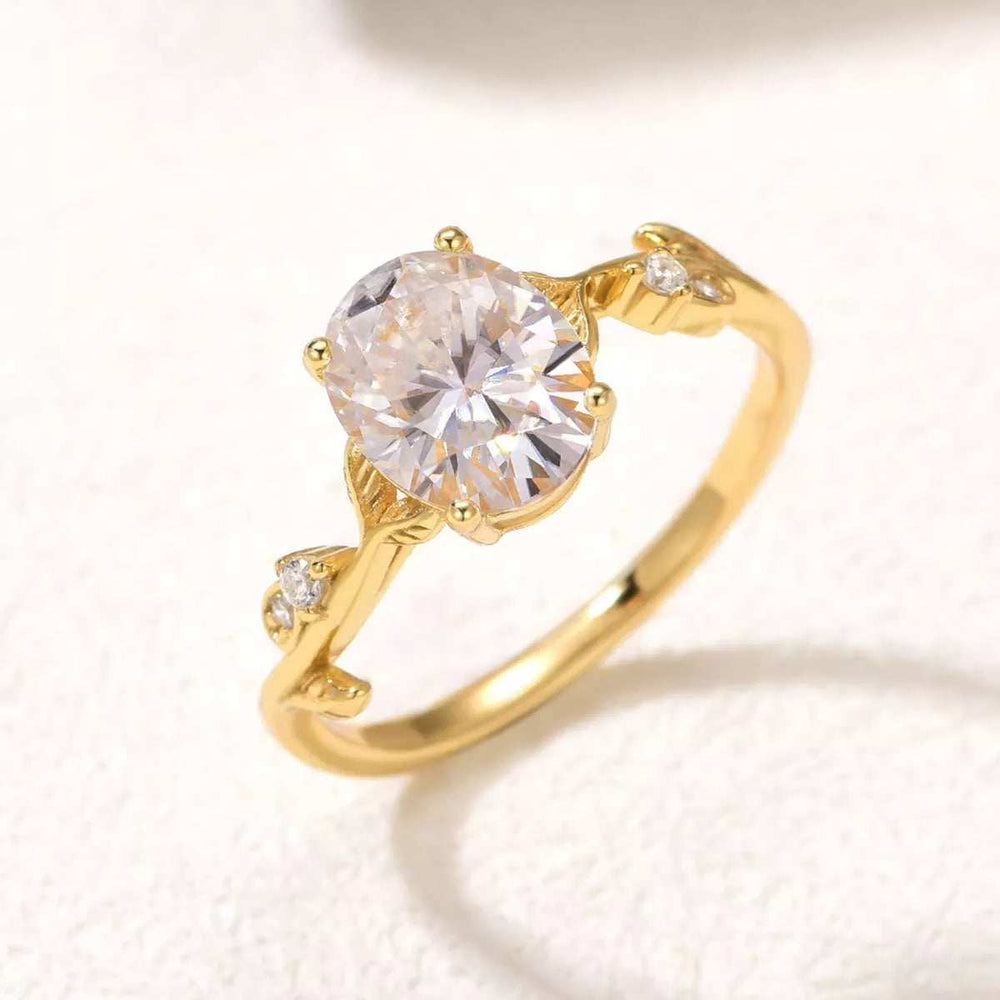2 Carat Moissanite 925 Sterling Silver Ring - Trendsi - Flyclothing LLC