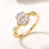2 Carat Moissanite 925 Sterling Silver Ring - Trendsi - Flyclothing LLC
