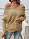 Devine Pearl Detail Long Sleeve Sweater - Trendsi - Flyclothing LLC