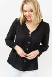 And The Why Polka Dot Ruffle Detailed Blouse Top - Trendsi - Flyclothing LLC