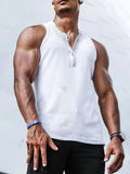 Men's Plus Size Ribbed Tank - Trendsi - Flyclothing LLC