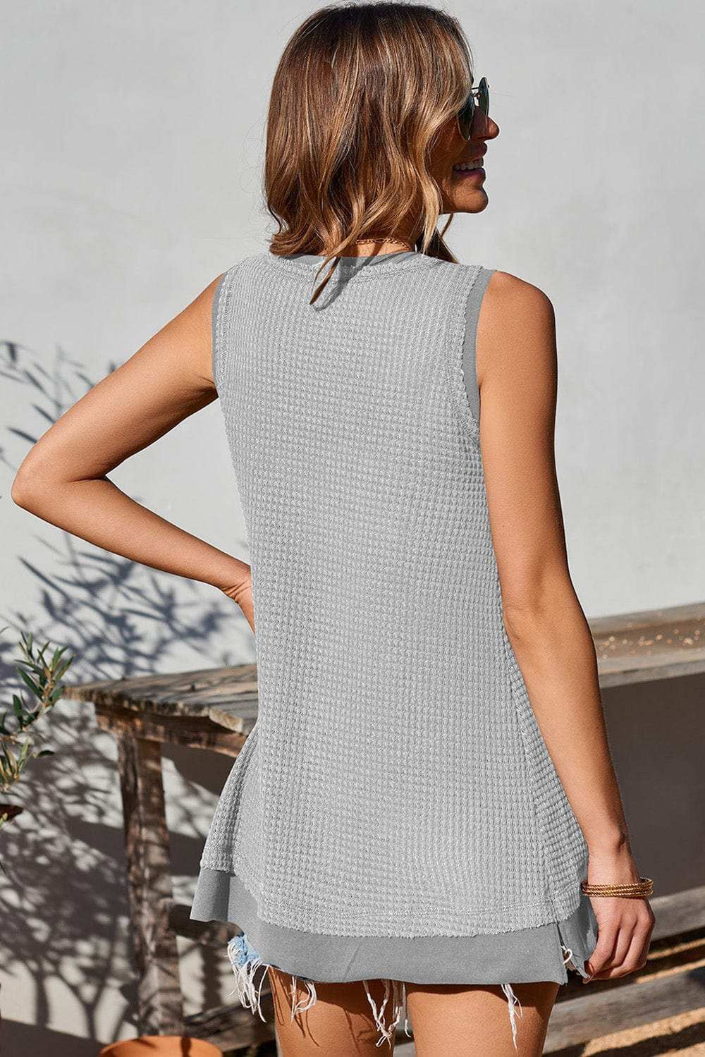 USA Scoop Neck Tank - Trendsi - Flyclothing LLC