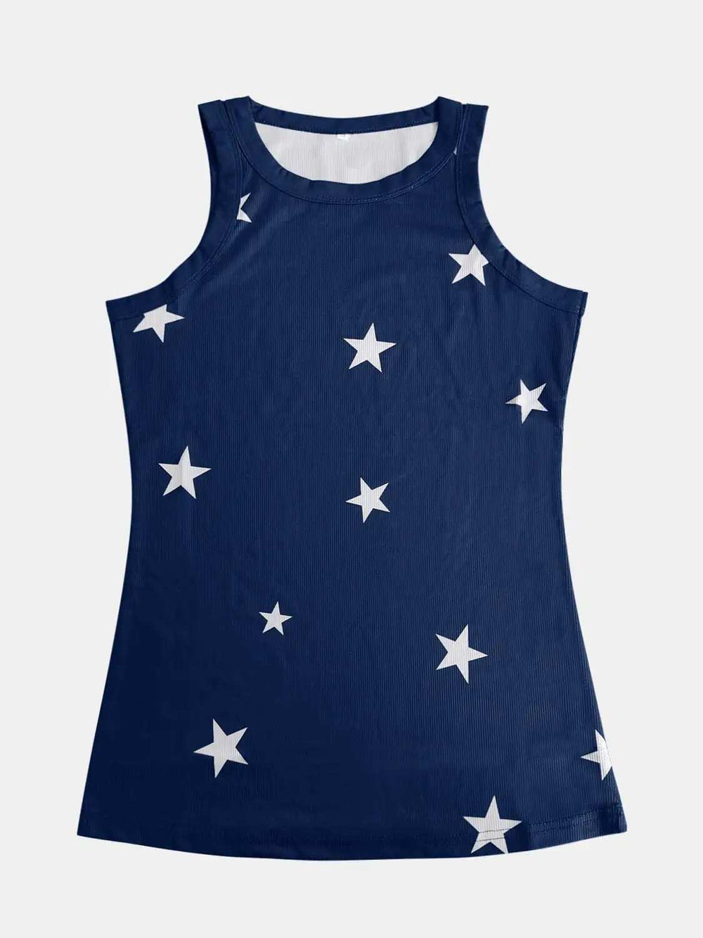 Full Size Star Round Neck Tank - Trendsi - Flyclothing LLC