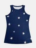 Full Size Star Round Neck Tank - Trendsi - Flyclothing LLC