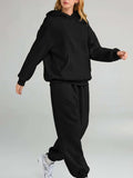 Full Size Kangaroo Pocket Hoodie and Joggers Set Plus Size - Trendsi - Flyclothing LLC